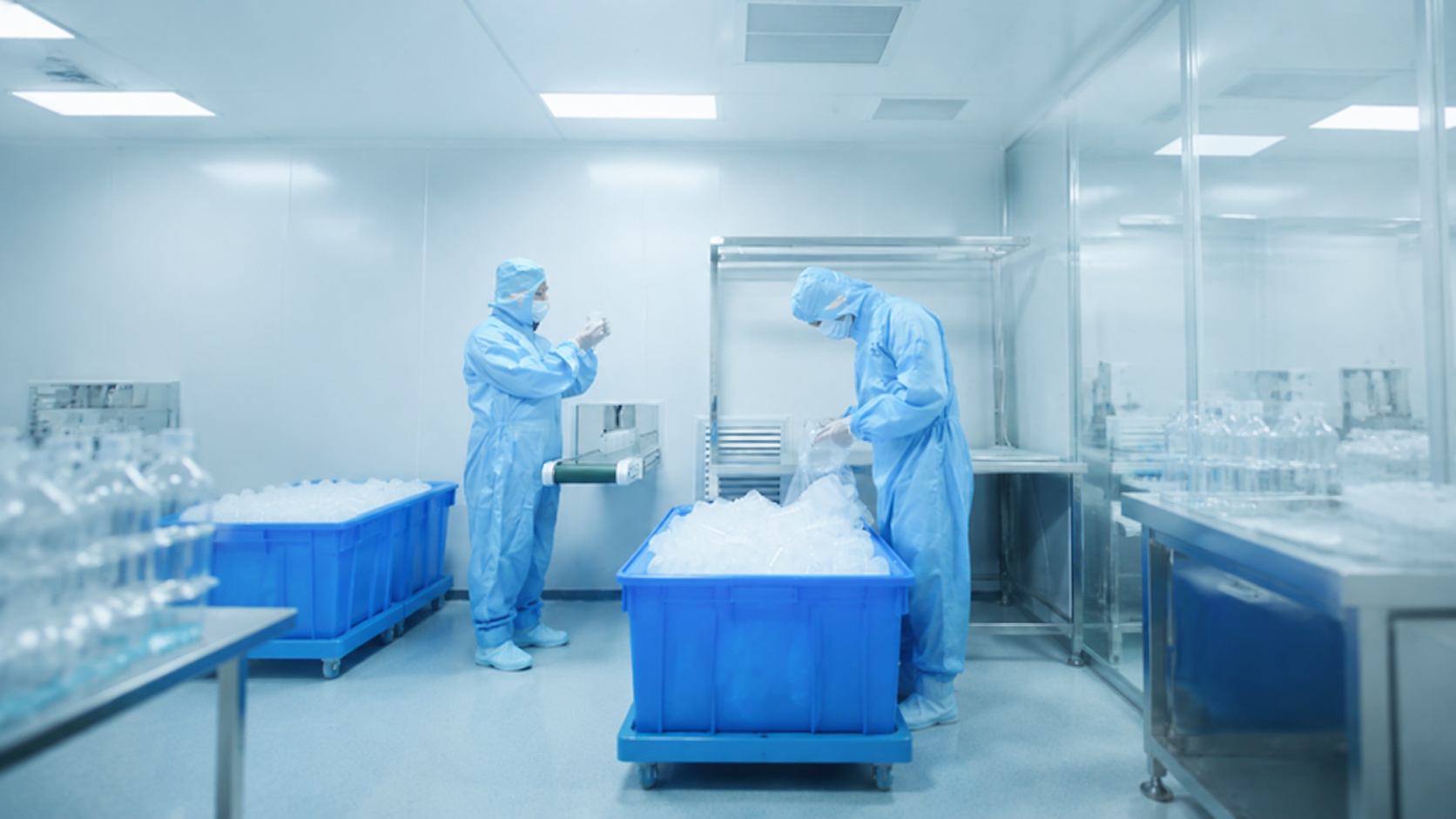 Class 100,000 cleanroom production at IDEAL