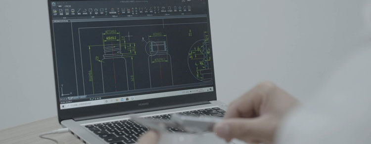 3D engineering drawing detail