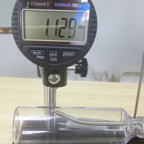 Wall thickness measurement