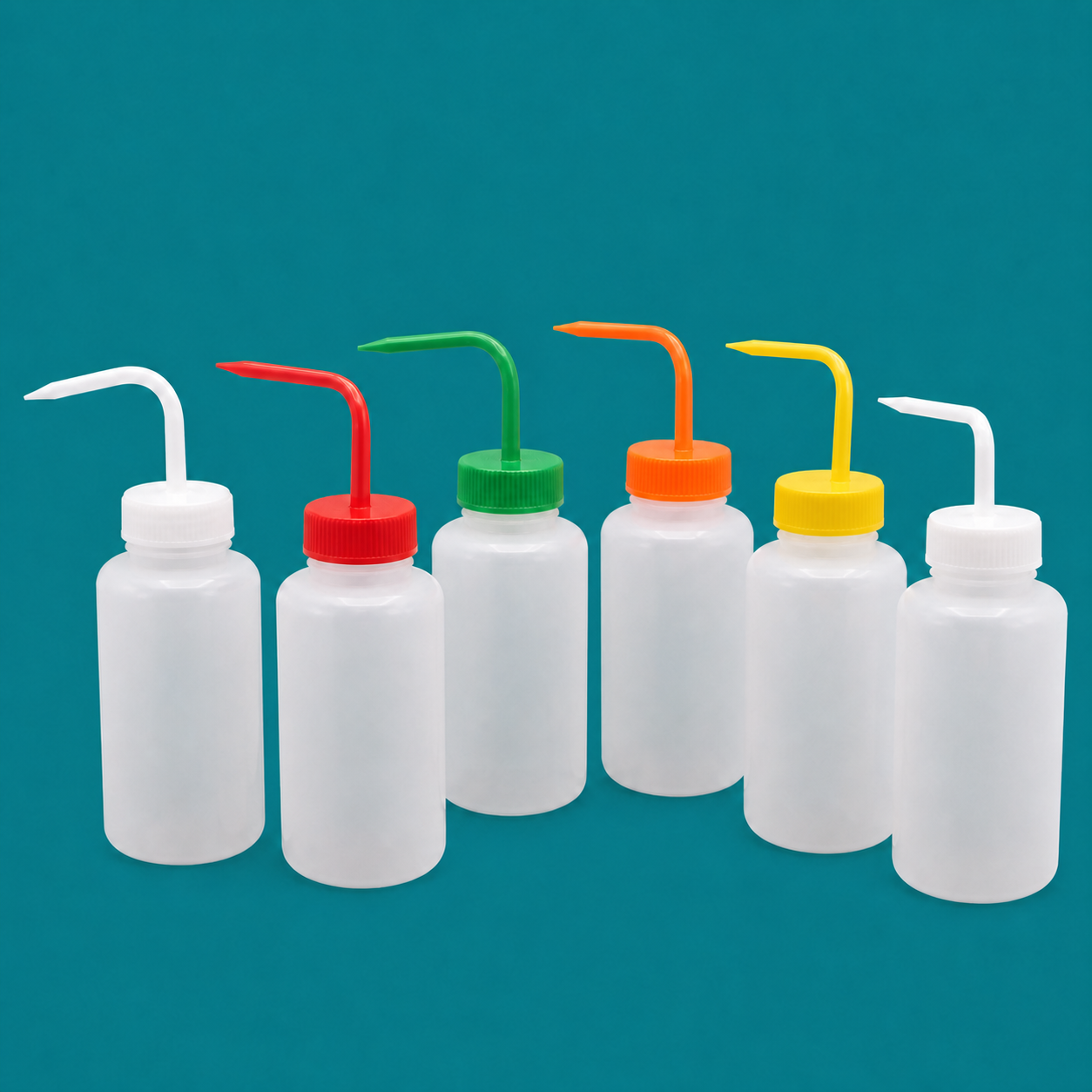 Color-Coded LDPE Safety Wash Bottles
