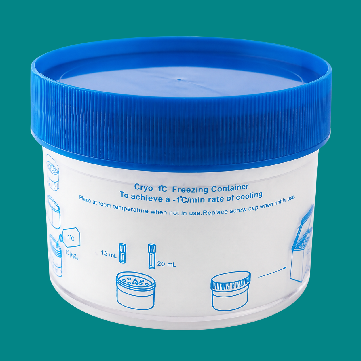 Controlled-Rate Cell Freezing Container