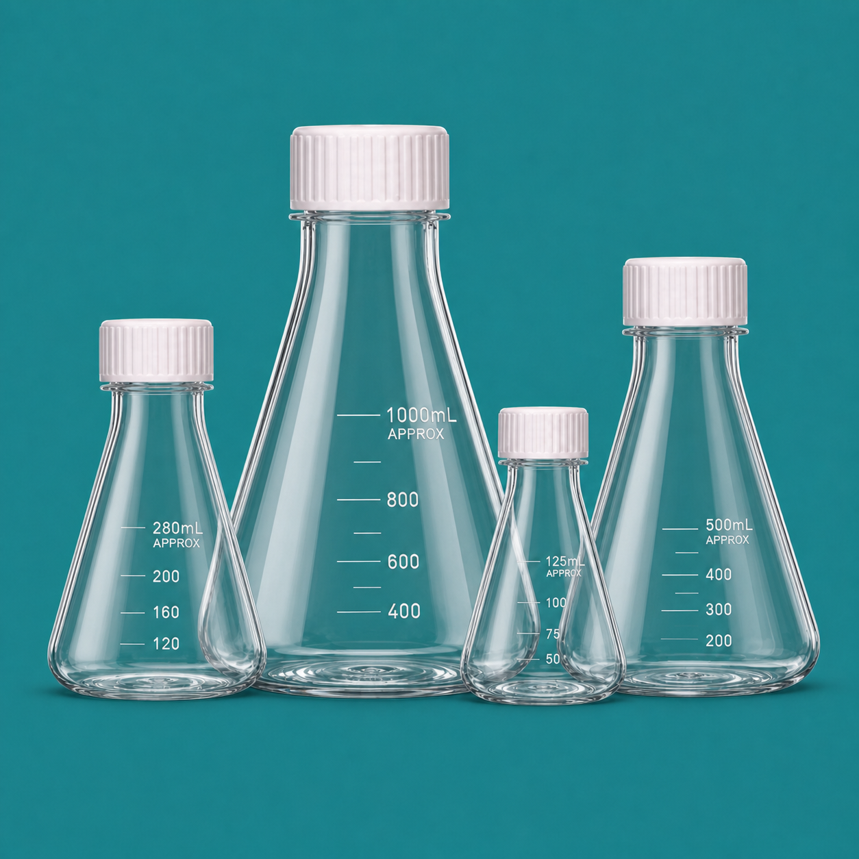 Erlenmeyer Culture Flasks, PC