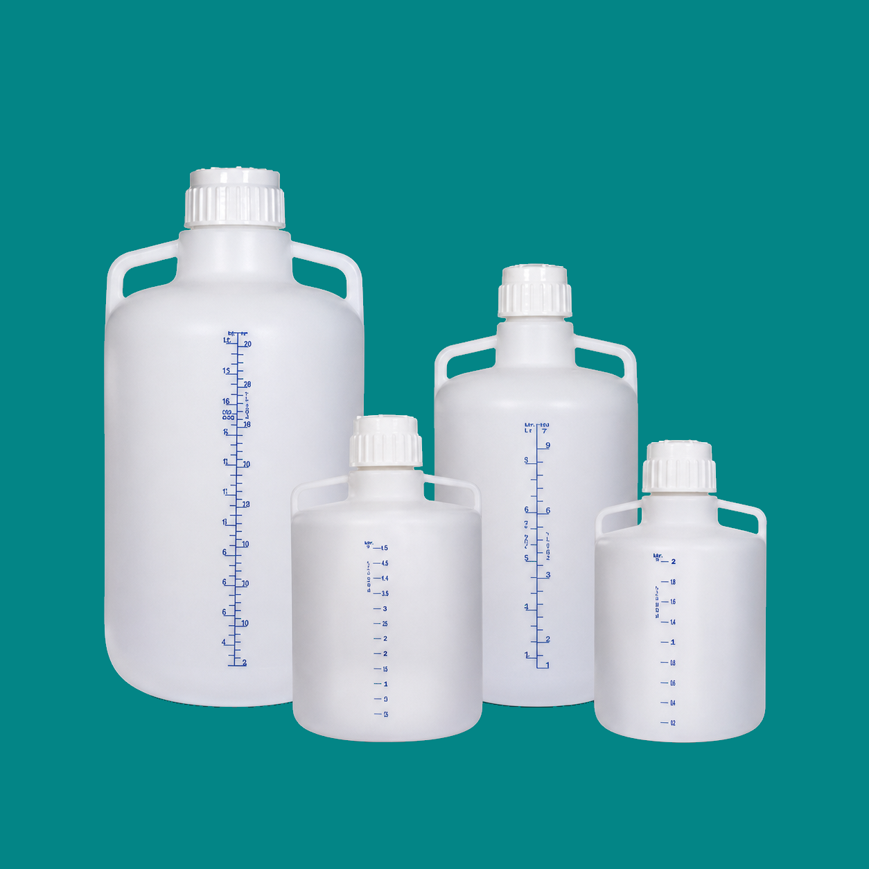 Graduated Wide-Mouth Carboys, PP