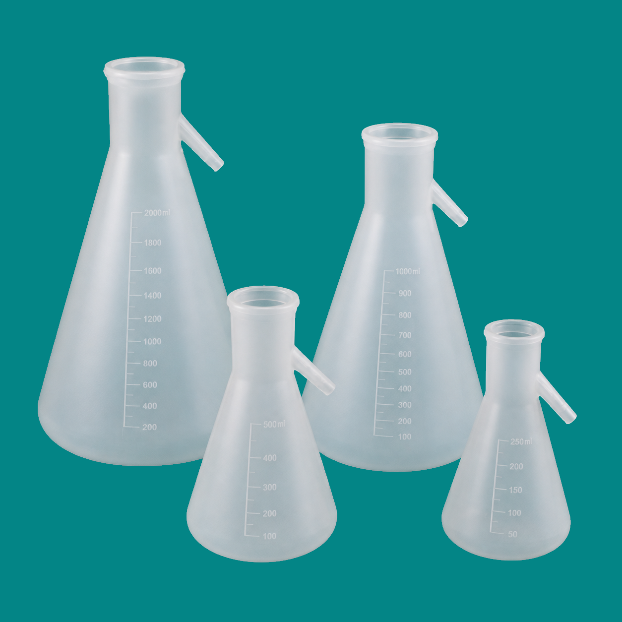 Heavy-Wall Filtering Flasks, PP