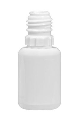 LDPE bottle for a tamper-evident dropper assembly