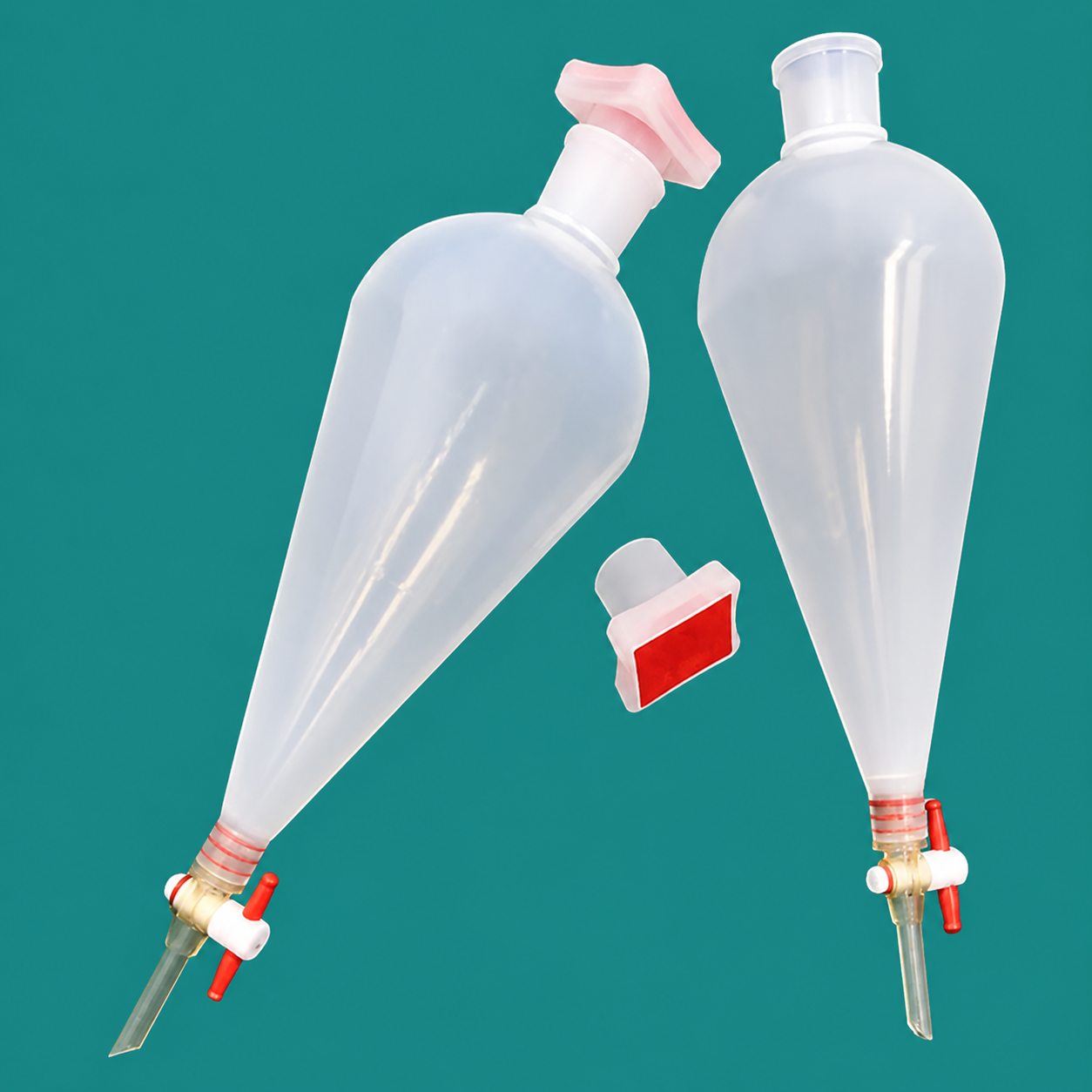 Pear-Shaped Separatory Funnels, PP