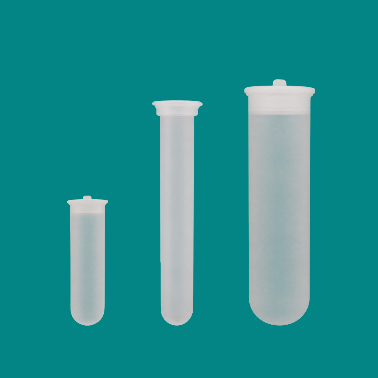 PP Round-Bottom Centrifuge Tubes with Removable Caps